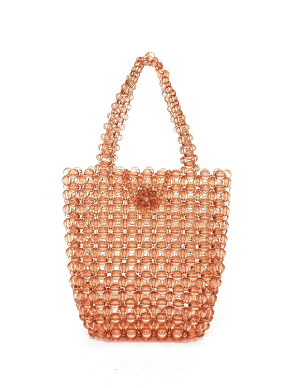 Candy Beaded Bucket Bag